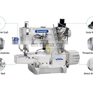 MC 600D-01CB/EUT-A DIRECT DRIVE HIGH-SPEED CRLINDER-BED ELECTRIC INETRLOCK SEWING MACHINE WITH AUTO-TRIMMER(UP) thumbnail-2