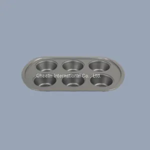 Solid Color Non-stick Carbon Steel Muffin Pan thumbnail-1