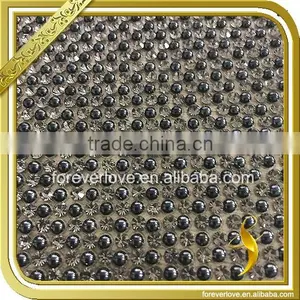 Wholesale Aluminum Sticker Rhienstone Sheet Shoes Accessories Hot Fix Rhinestone Mesh FRM-206 thumbnail-1
