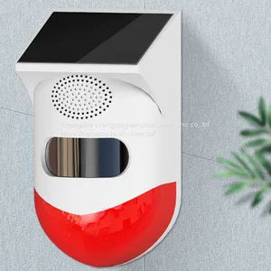 Wifi Solar Waterproof Outdoor Strobe Siren（wechat:13510231336） thumbnail-1
