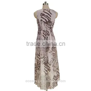100% Poly Ladies Printed Sleeveless Cardigan thumbnail-2