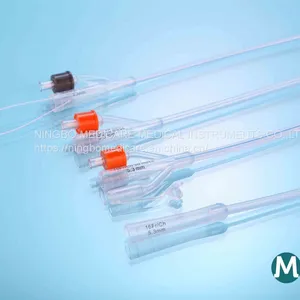 Silicone Foley Catheter Urinary Catheter 2-way 3-way thumbnail-1