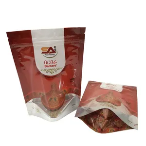 High Quality Digital Printing Clear Window Plastic Bag for Spices Chili Powder Packaging Bag thumbnail-1