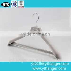 YY0455 Boutique Clothing Brands Black Velvet Men Suit Hanger With Trousers Bar thumbnail-6