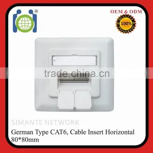 Germany CAT6 FTP Faceplate Wall Outlet thumbnail-1