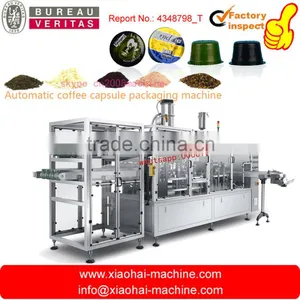 K Cup Nespresso Coffee Full Automatic Coffee Capsule Packaging Machine With Precision +- 0.2 G 1500cups/h High Speed thumbnail-1