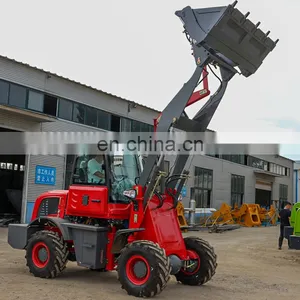 Promotion Customized 4X4 Multifunction 1.5 Ton Front End Loader Mini Loader Payloader 4WD With CE thumbnail-4