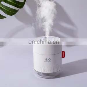 2021 New Mini Portable Mist Diffuser Humidifier With Rainbow Color Led Night Light Design thumbnail-2