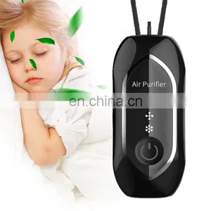 2021 Amazon Hot Selling Fashion Portable Mini Personal Kids Negative Ion Necklace Air Purifier thumbnail-1