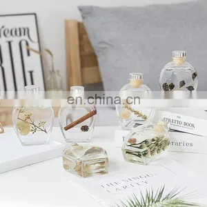 ENO Custom Package Design Reed Stick Fragrance Oil Reed Diffuser Glass Bottle Flower Decoration Air Freshener Reed Diffuser thumbnail-3