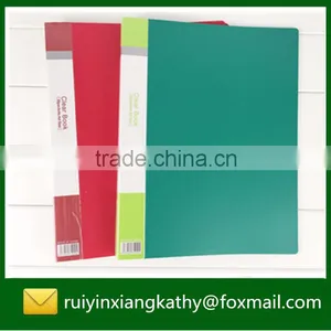 Business A4 Clear Excellent PP Display Book With Elastic Band thumbnail-4