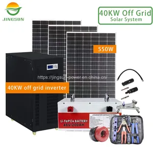 40KW Off Grid Solar System 550W Panels thumbnail-1