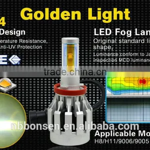 2014hot Sale Golden Light All in One Led Head Light Led Fog Light H1,H3,H4,H7,H6,H10.H11,H16,P13,PSX,9005,9006,880,881 thumbnail-1