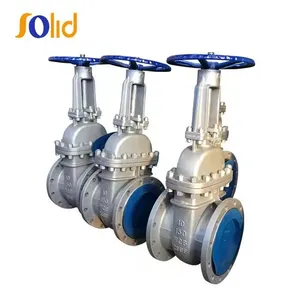 ANSI Flanged CLASS 150 WCB Body A216 Steel Gate Valve thumbnail-1