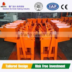 Brictec Brick Manufacturing Manual Concrete Hollow Block Machine Price ES2-40 thumbnail-2