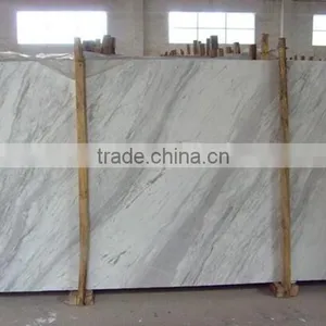 Top Grade Natural Polished Volakas White Marble Tiles thumbnail-4
