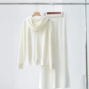 OEM Cashmere Knitwear Cardigans With Zip for Fashion Designers thumbnail-3