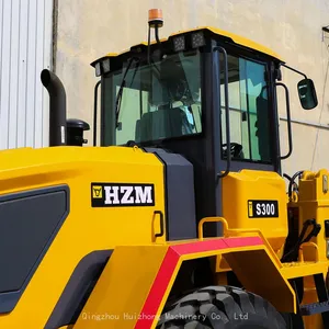 3ton Lift Capacity Heavy Duty Construction HZM930 Wl300 Wheel Loader Front End Loader for Sale thumbnail-5