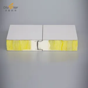 Hongxing Technology | Polyurethane Glass Wool Sandwich Panels Thermal Insulation & Fireproof | For Steel Structure Buildings thumbnail-2