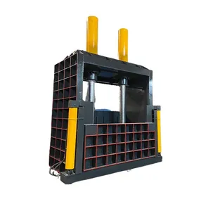 Hydraulic Small Sawdust Plastic Cardboard Baler Compactor Prices Pet Bottle Press Baler Machine thumbnail-1