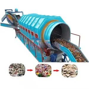New Design Waste Separation Machine Trommel Screen Machine for Rubbish Garbage Sorting Plant Line thumbnail-1