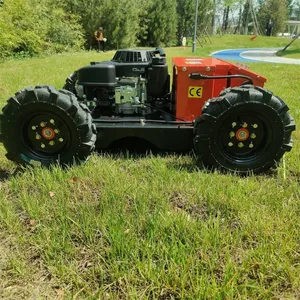 Petrol Cordless 4-Stroke Industrial Grade Self Propelled 20-Inch Cutting Blade Multifunctional RC Grass Cutting Machine thumbnail-2