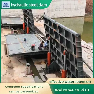 Hydraulic Flap Gate Dam, River Dam, Manufacturer, Simple Structure, Customizable According to Drawings thumbnail-3