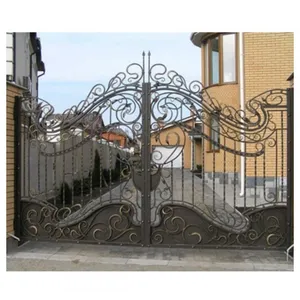 20FT Australia Driveway Gates Wrought Iron Gates Aluminum Gate Design thumbnail-3