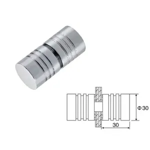 Glass Door Knob Handle for Bathroom Doors thumbnail-4