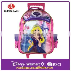 2016 Hot Selling Lovely Kids Trolley Bags With Shinning Lights thumbnail-1