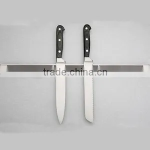 Stainless Steel Wall Mounted Kitchen Knife Wall Rack Magnetic Knife Bar Kitchen Magnetic Knife Strip thumbnail-5