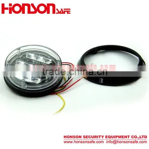 24 Volt 1W Led Waterproof Strobe Warning Flashing Beacon for Police Cars HTL-101 thumbnail-1