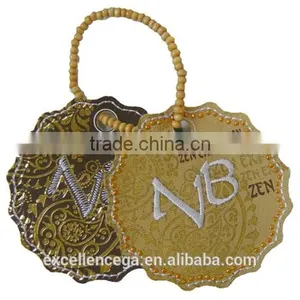 New Style Hot Sale Print Flower Shape Hang Tags thumbnail-1