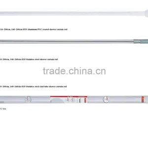 Shower Curtain Pole Stainless Steel Shower Rod SS304 Shower Curtain (8025-8027) thumbnail-1