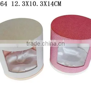 Fashion Design Paper Perfume Packaging Gift Box With Clear Window P764 thumbnail-1
