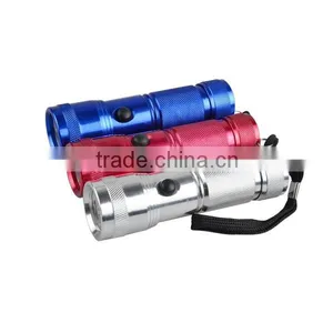 Ultra-Violet Flashlight Gold Color 365nm Ultraviolet Flashlight With 14 LED thumbnail-4