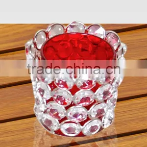 Crystal Square Votive Holder thumbnail-1