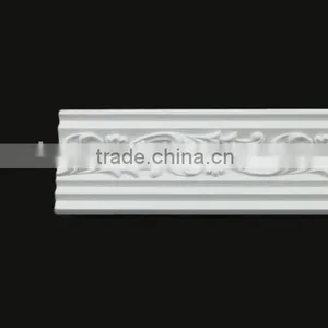 European- Style Architectural Decorative PU Carving Cornice Mouldings thumbnail-2