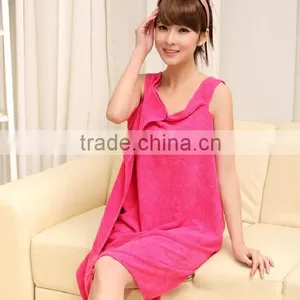 Wholesale Plain Microfiber Beach Towel Dress thumbnail-1