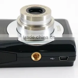 Hot 2.7"15.0MegaPixels Popular Cheap Optical Digital Camera With Zoomer Lens/Anti-Shake/Face Detect/Simile Capture thumbnail-5