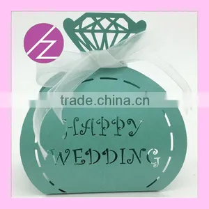 New Fashion Perfume Bottle Shaped With DIY Words Wedding Favour Boxes Sweet Gift Box Casamento Unique Wedding Invitations Box of Supplier's Choice thumbnail-1