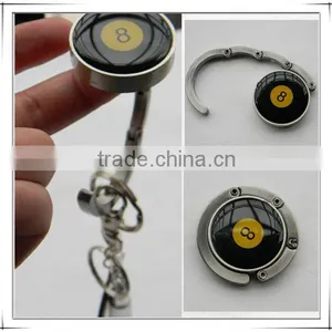 Billiard Ball NO.8 Folding Bag Hanger Bag Hook Purse Hook thumbnail-1