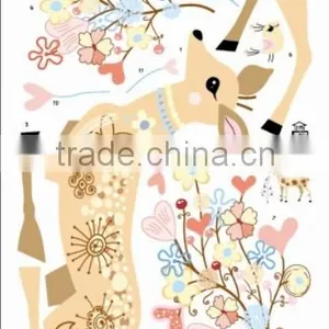 ALFOREVER Christmas Gazelle Decals,gazelle Art Sticker thumbnail-2