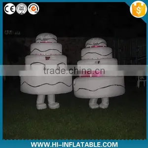 Funny Inflatable Birthday Cake Costume,inflatable Moving Cartoon for Birthday Celebration thumbnail-1