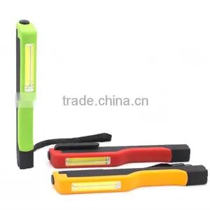 Portable COB Pen Flashlight With Clip and Magnet thumbnail-2