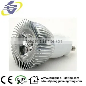 GU10 230V 3X1W LED Spotlight 3W LED Lamp Normal Size thumbnail-1