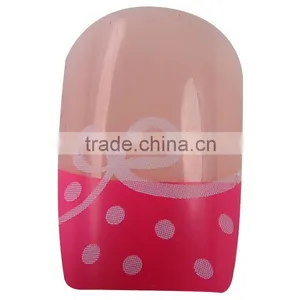 Finger Nails With Pink Dot Printing thumbnail-1