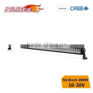 Hot Sale and High Brightness 12v 288 Watt 50 Inch Led Light Bar for Car Boat thumbnail-2