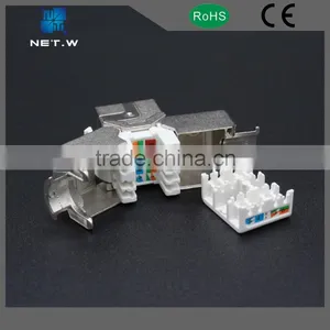 Cat 6 Wall Jack FTP Tooless Ethernet Keystone Jack, Patch Panel Keystone thumbnail-3