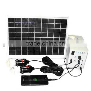 15W 12v Portable Solar Lighting Kit for Camping thumbnail-1
